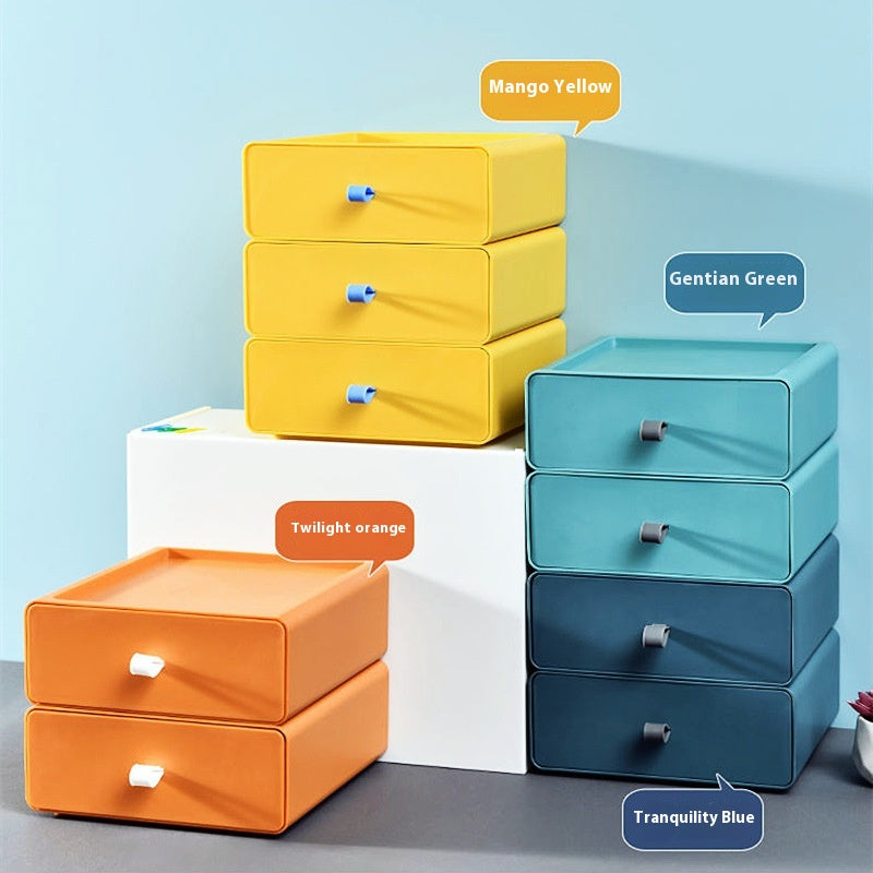 Desktop Storage Box Office Accessories Makeup, Plastic Storage Container