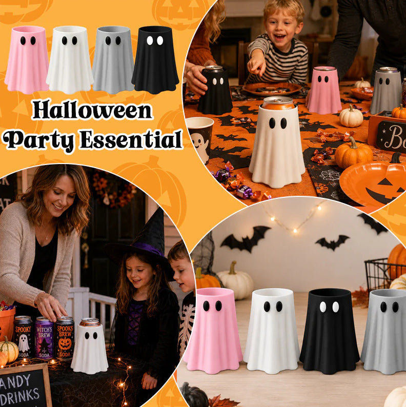 Portable And Practical Halloween Ghost Can Rack