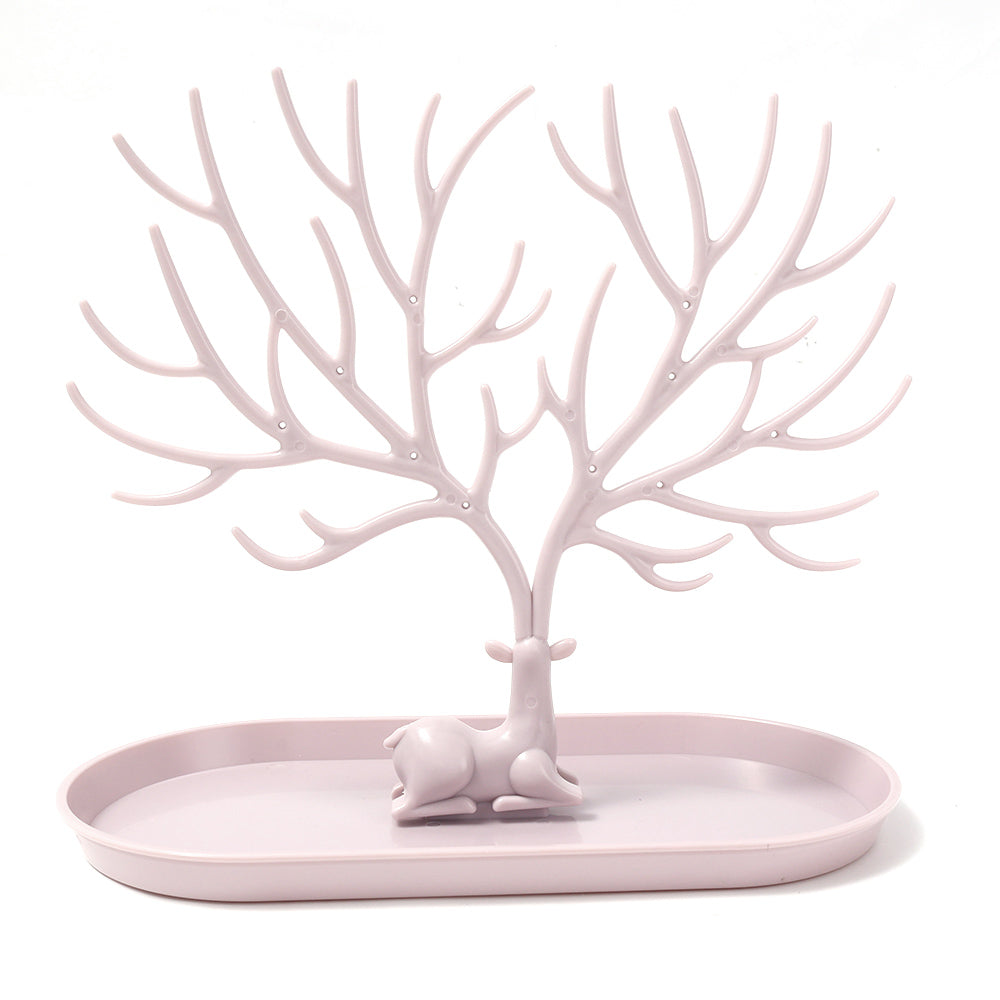 Jewelry stand and tray - Pink