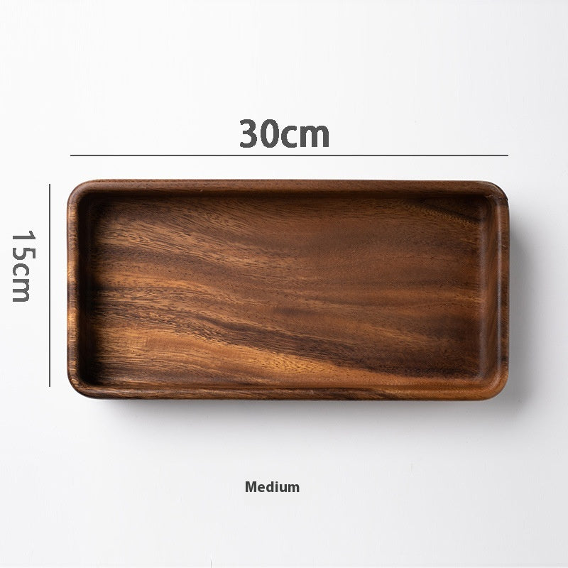 Household Fruit Plate Wooden Storage Tray