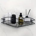 1pc Wall Mounted Bathroom Shelf, Shower Caddy Rack, No Punching Triangle