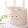 Hand-Woven Cotton Thread Storage Storage Basket