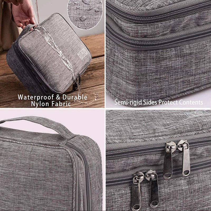 Electronics Organizer Travel Cable Organizer Bag Waterproof Portable