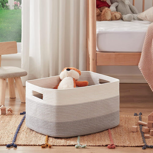 Cotton Rope Woven Storage Basket
