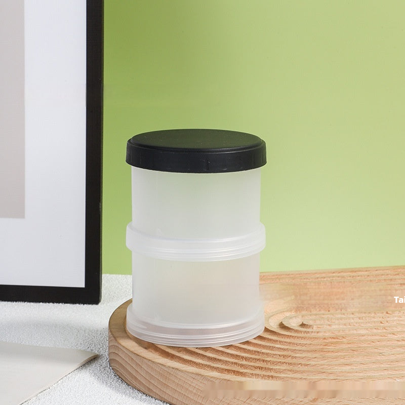 Protein Powder Container Portable Fitness Pill Box Organizer
