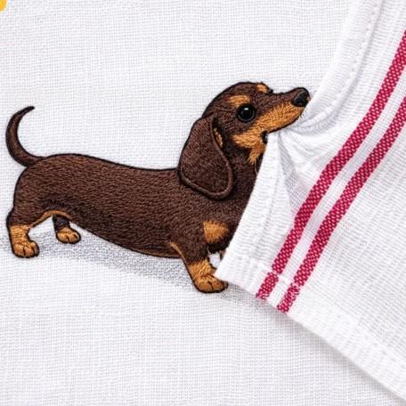 Kitchen Hand Towel Animal Embroidery