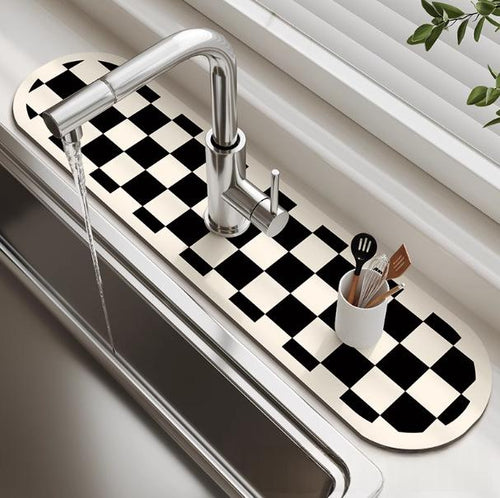 Non-slip Quick-drying Drain Mat For Kitchen And Bathroom Faucets