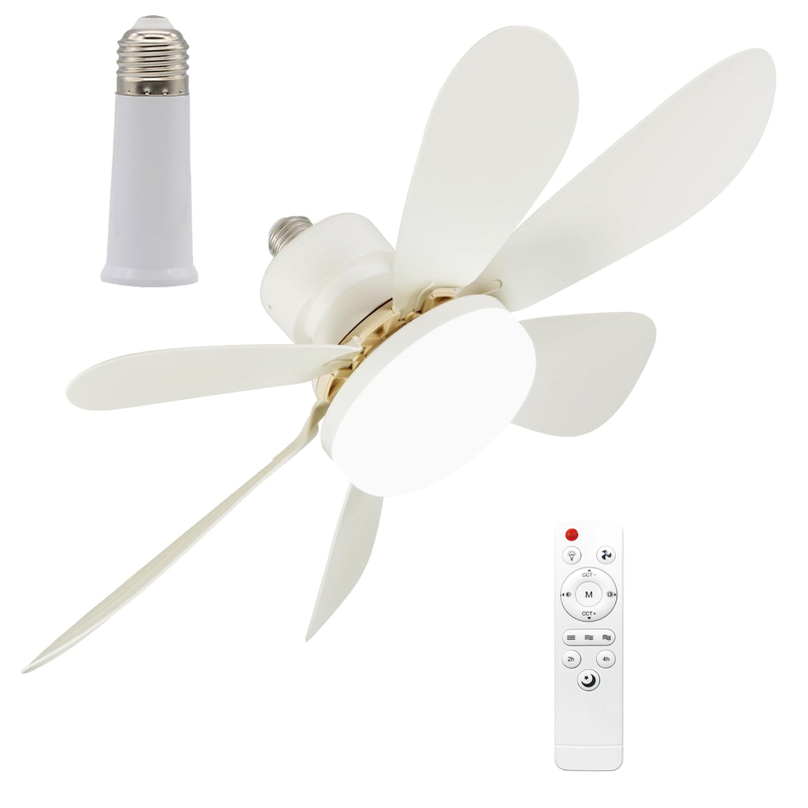 Home Silent Small Fan Light Intelligent Ceiling Fan