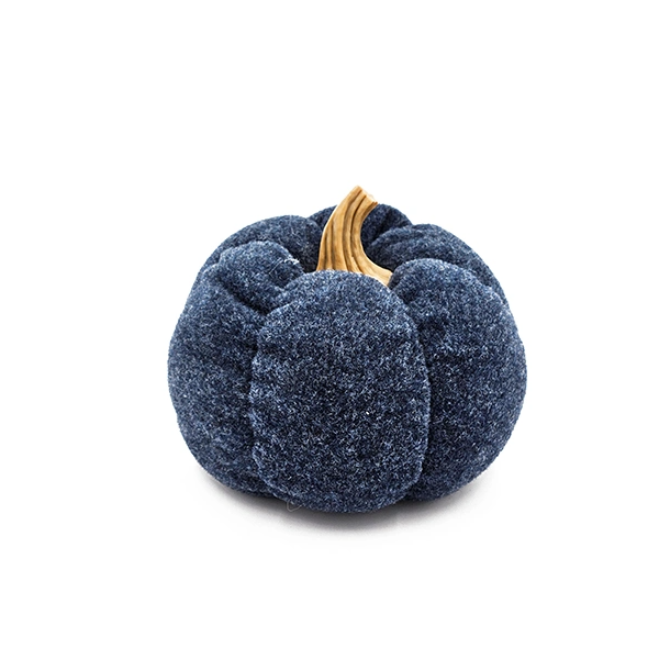 Dark-blue decorative pumpkin detail 2