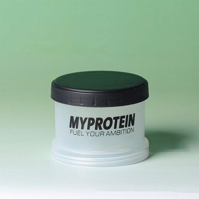 Protein Powder Container Portable Fitness Pill Box Organizer